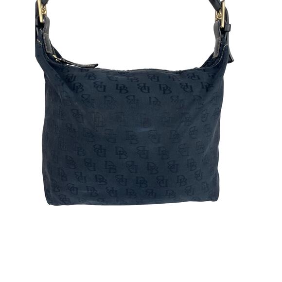 Dooney & Bourke Signature Logo Canvas Shoulder Bag Purse - Picture 4 of 10